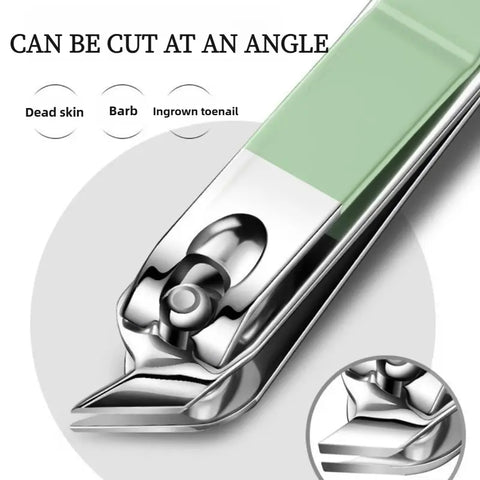 Premium 16-in-1 Stainless Steel Manicure & Pedicure Kit – Professional Nail Cutter & Grooming Set with Folding Case