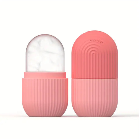 Shell Design Facial Ice Roller – Cooling & Depuffing Face Massager for Glowing Skin